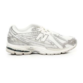 New Balance Sneakers, male, White, Size: 9 1/2 US White Sneakers with Contrasting Inserts