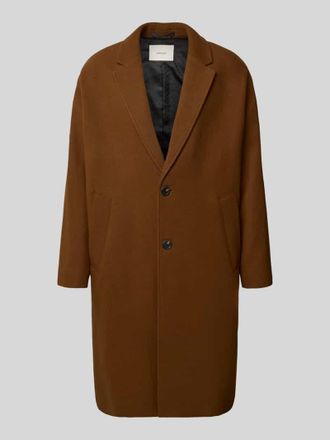 Selected Regular Fit Wollmantel mit Reverskragen Modell MILO in Camel, Gr&ouml;&szlig;e XXL