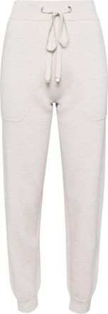 Max Mara knitted tapered trousers - women - Elastane/Polyamide/Cashmere/Wool - L - Grey