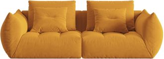 MICADONI 3-Sitzer Design Sofa Bloom - Samtbezug