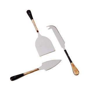 Be Home Horn Panelled Stainless Cheese Set in Silver at Nordstrom