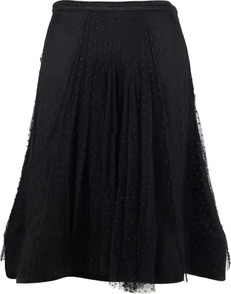Moschino Moschino kanten rok met stippen - jaren 2010