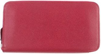Herm&egrave;s Pre-owned Azap Long Portafoglio Zip in Pelle Epsom - - Pre-owned - Donna - Rosso - ONE SIZE