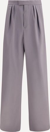 Dries Van Noten Pantaloni Preaches Bis in misto lana e mohair Man 50