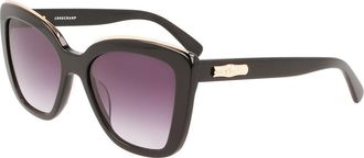 Longchamp LO692S 001 Mens Sunglasses Black Size 53