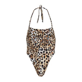 Dsquared2 One-piece, female, Brown, Size: XS One-piece swimsuit with animal print