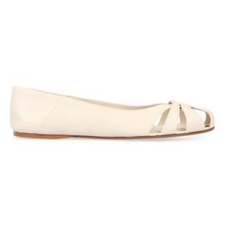 Ferragamo Dames, Schoenen, Beige, Maat: 35 1/2 EU Leer