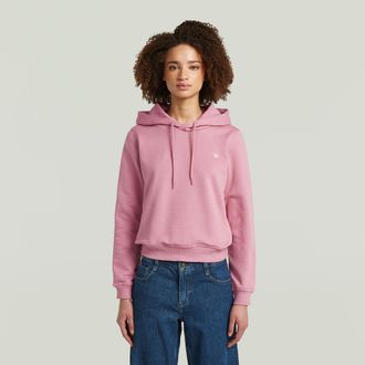 G-Star Logo Hoodie - Roze - Dames