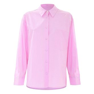 Kocca Shirts, female, Purple, Size: S Striped Pink Shirt