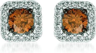 Le Vian Chocolate Solitaires 14K 0.83 Ct. Tw. Diamond Stud Earrings