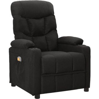 vidaXL Vidaxl - Sill&oacute;n De Masaje De Tela Negro