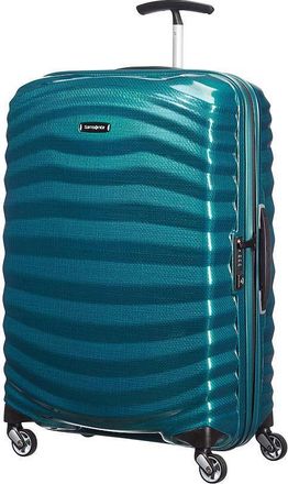 Samsonite Koffer SAMSONITE Lite Shock Spinner, Damen, Gr. B/H/T: 47cm x 69cm x 29cm, blau (petrol), Polypropylen, Koffer Koffer