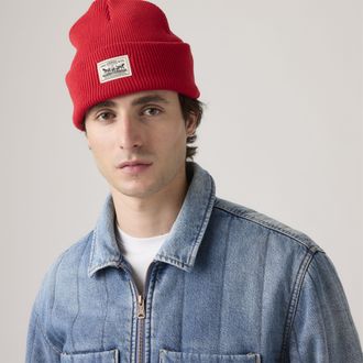 Levi's Backpatch Beanie - Mens - One Size - Red