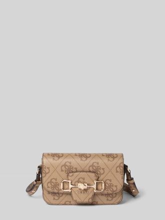 Guess Umh&auml;ngetasche mit Label-Detail Modell JANIE in Cognac, Gr&ouml;&szlig;e 1