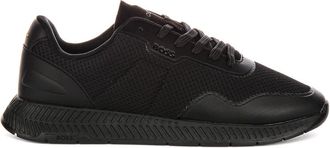 HUGO BOSS Sneakers, male, Black, 7 UK, Titanium Runn