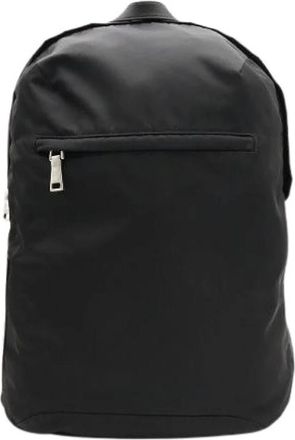 Prada Pre-owned Vintage Nylon Backpack - Dames - Vintage Rugzakken - Zwart - ONE Size - Nylon - Vintage