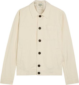 Oliver Spencer Buffalo Denim Jacket - Ecru - 52 (IT52 / XL)