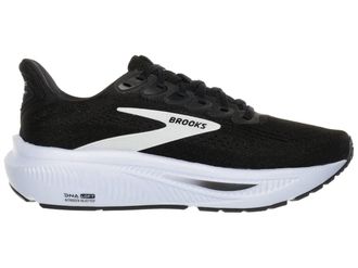 Brooks Womens Ghost 17 Road-Running Shoes In Black Grey White