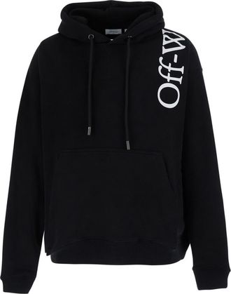 Off-white Black Regular Logo Hoodie