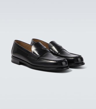 Prada Leather penny loafers