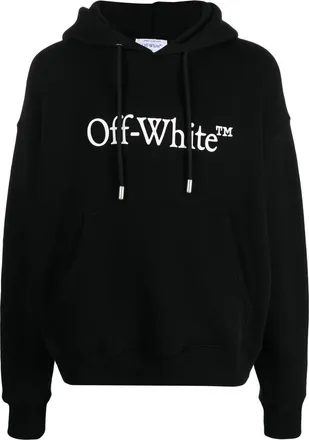 Off-white Big Bookish Skate Cotton Hoodie