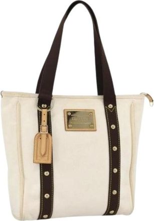 Louis Vuitton Pre-owned Tote Bags, female, White, Size: ONE SIZE Pre-owned Vintage Tote Bag