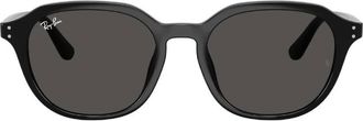 Ray-Ban Dark Grey Square Unisex Sunglasses RB4459D 901/87 54