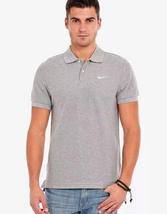 Nike Mens Nike Classic Mens Grey Polo Shirt