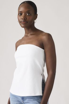 Levi's Top de tubo Talia - Mujer - XS - Blanco / Bright White