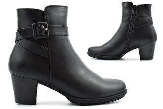 Generic Womens Ankle Boots Ladies Boots High Heel Boot Size 6 Womens Memory Foam Boot Size 7 High Heels Side Zip Fastening Memory Foam Insole Block Heel Sizes