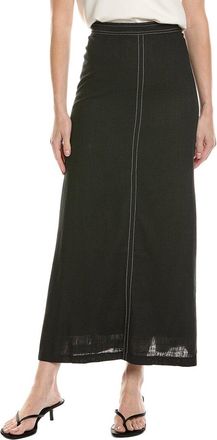 Vince Camuto Linen-Blend Maxi Skirt