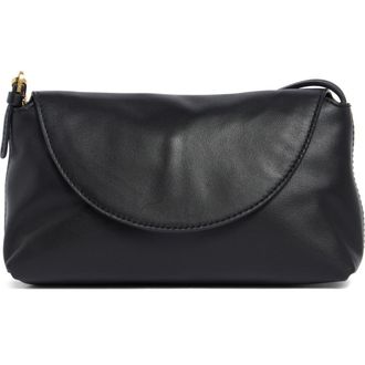 Vince Lyla Leather Convertible Wallet on a String in Black at Nordstrom Rack