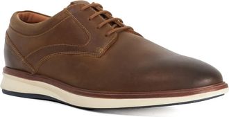 Dune London Mens BRYDON Leather Wide Fit Lace-Up Trainers Size UK 10 Flat Heel Casual Shoes Black