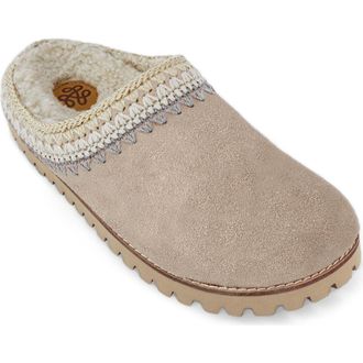 The Sak Bolinas Everyday Clog in Sand Shearling at Nordstrom, Size 10