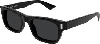 Saint Laurent Zonnebrillen - Heren - Zonnebrillen - Zwart - 53 MM - Accessoires