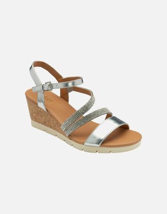 Lotus Womens Goldie Womens Wedge Sandals - Brown - Size: 5