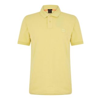 HUGO BOSS Mens Passenger Box Logo Polo Shirt (Light) - Medium Blue - Size X-Large