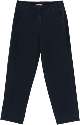 Woolrich Poplin Carrot Pants - Dames - Vrijetijds broeken - Blauw - W28 - Broeken