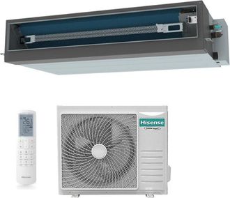 Hisense Climatizzatore Condizionatore Hisense Inverter Canalizzato Canalizzabile serie turbo 24000 Btu AUD71UX4RFM8 + AUW71U4RK8 R-32 Wi-Fi Optional Classe