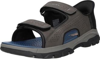 Skechers Mens Tresmen Reece Slip-On Sneakers, Charcoal Synthetic, 10 UK