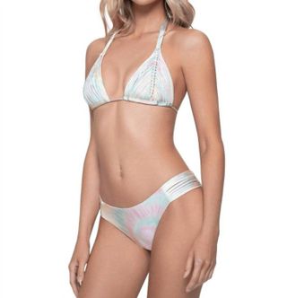 PilyQ Isla Bikini Bottom In Sunset Utopia