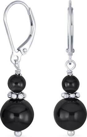 Bling Jewelry Resin Drop Earrings in Black at Nordstrom Rack