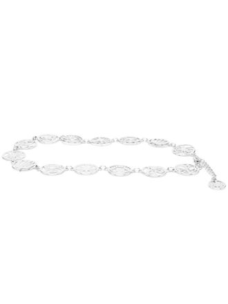 Alberta Ferretti Riem met schakelketting - Zilver