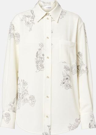 Victoria Beckham Camicia con stampa floreale
