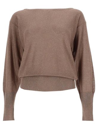 Herno Long-Sleeved Shimmer Effect Sequined Shirt