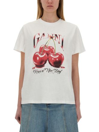 Ganni Cherry T -shirt