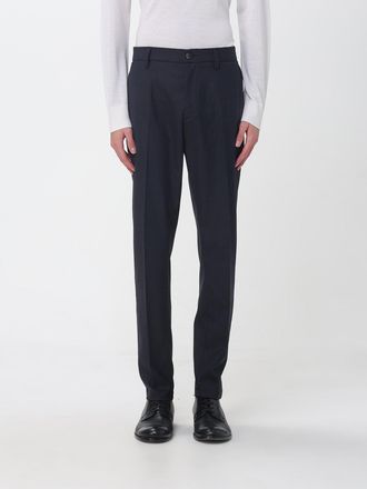 Siviglia Pantaloni chino slim fit in misto lana con tasche America