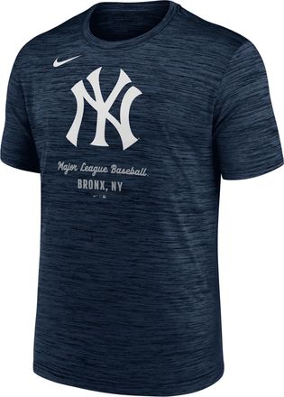 Nike New York Yankees Velocity Nike Mens Dri-FIT MLB T-Shirt in Blue | NKPQ44BNK-3UD