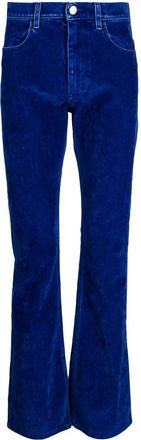 Marni flared twill trousers - men - Acrylic/Cotton - 30 - Blue