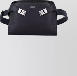 Ferragamo leather belt bag adjustable strap